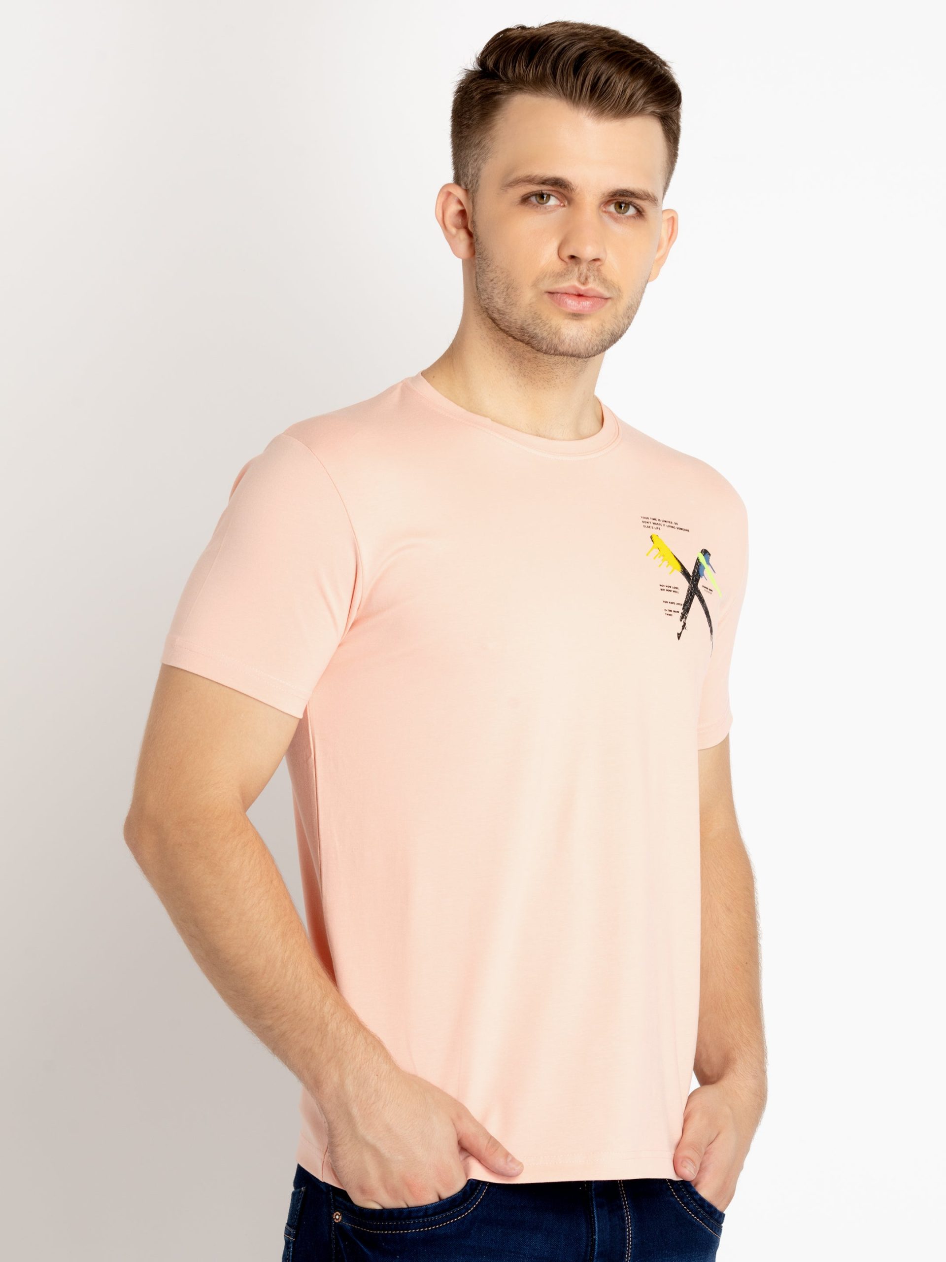 Status Quo Mens Printed Round Neck T-Shirt