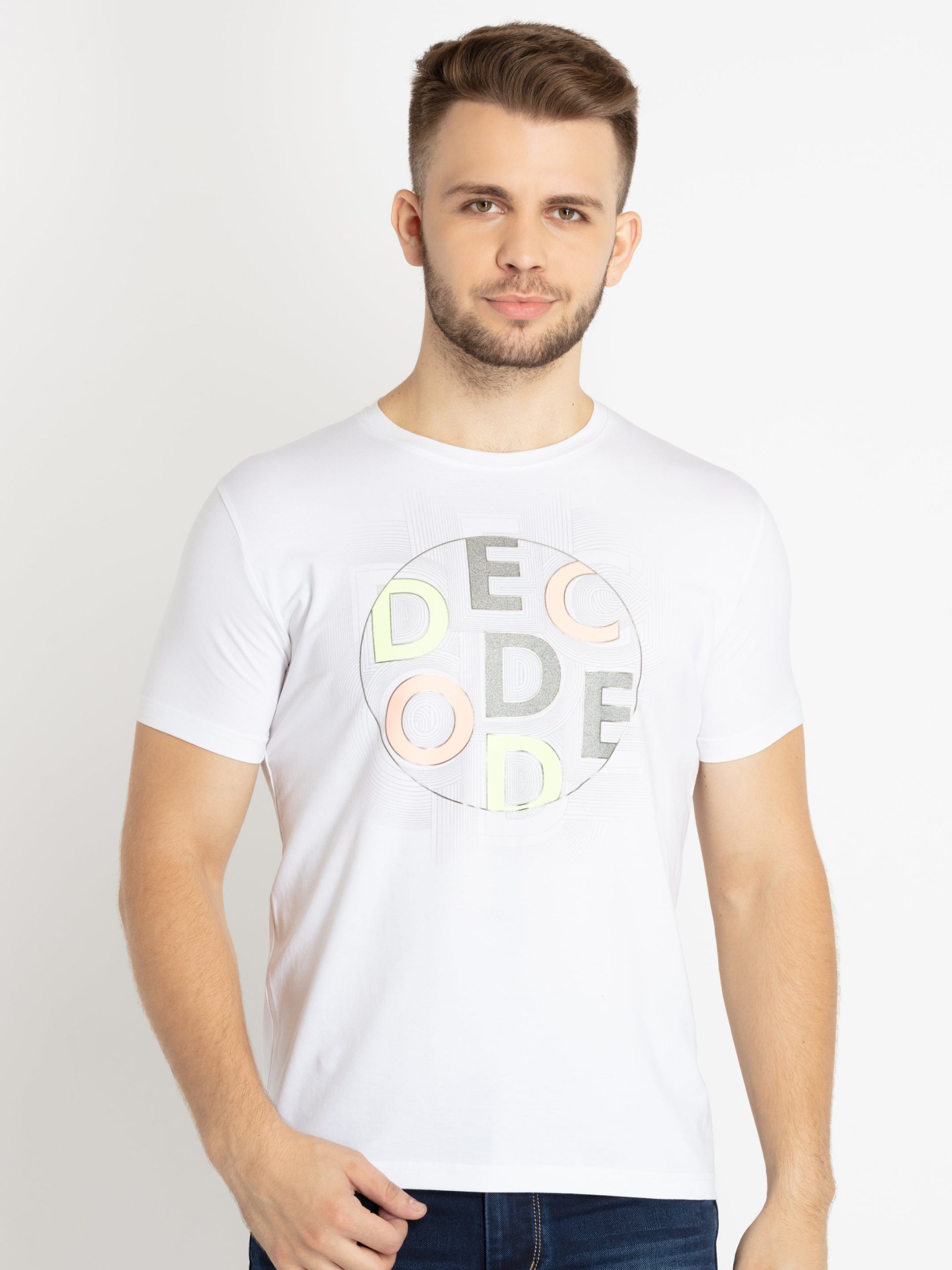 Status Quo Mens Printed Round Neck T-Shirt