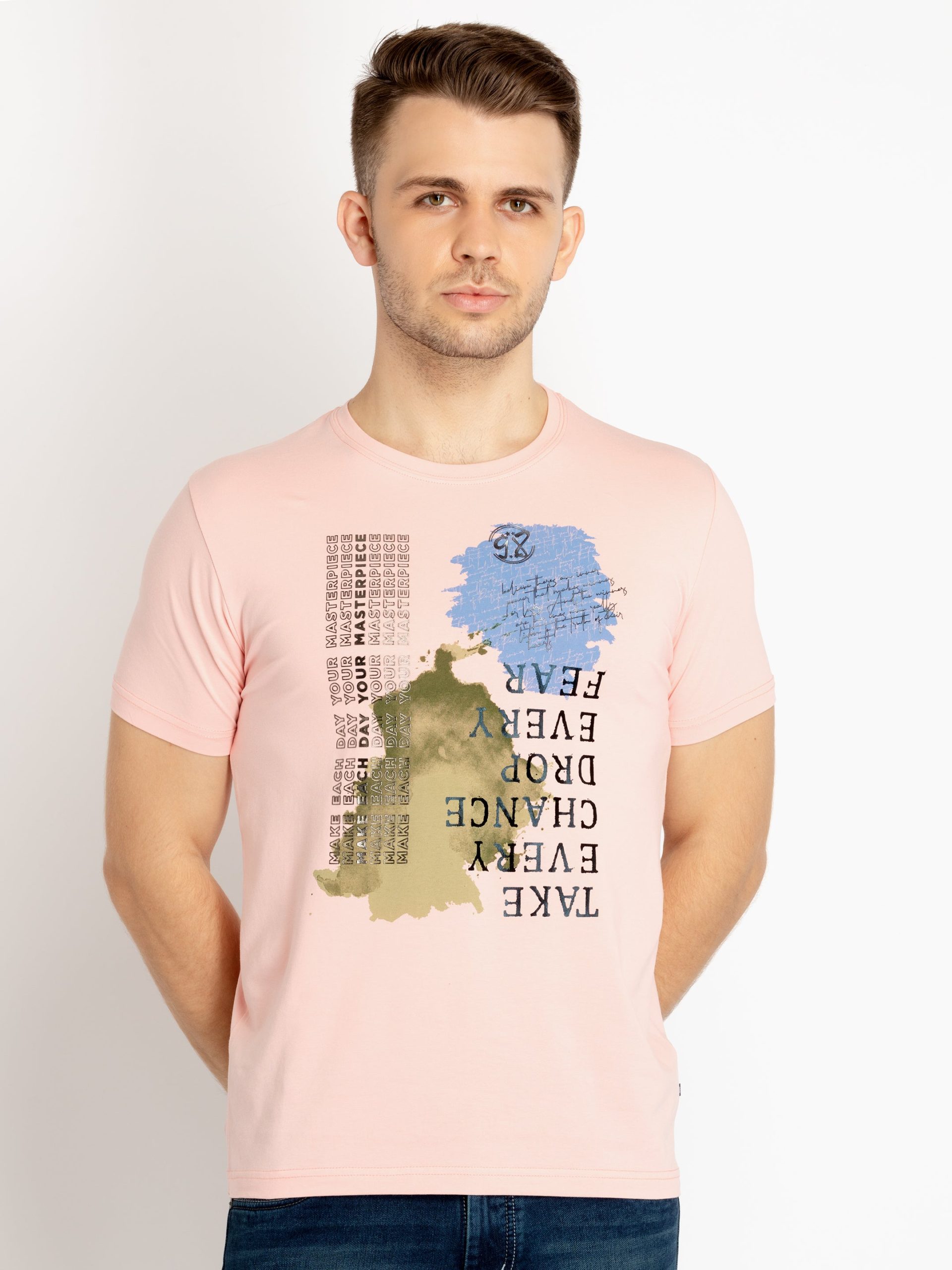 Status Quo Mens Printed Round Neck T-Shirt
