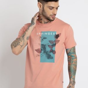 Status Quo Mens Printed Round Neck T-Shirt