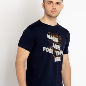 Mens Printed Round Neck T-Shirts
