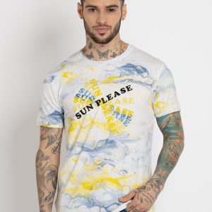 Status Quo Mens All Over Printed Round Neck T-Shirt