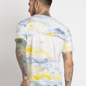Status Quo Mens All Over Printed Round Neck T-Shirt