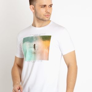 Mens Printed Round Neck T-Shirts