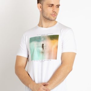 Mens Printed Round Neck T-Shirts