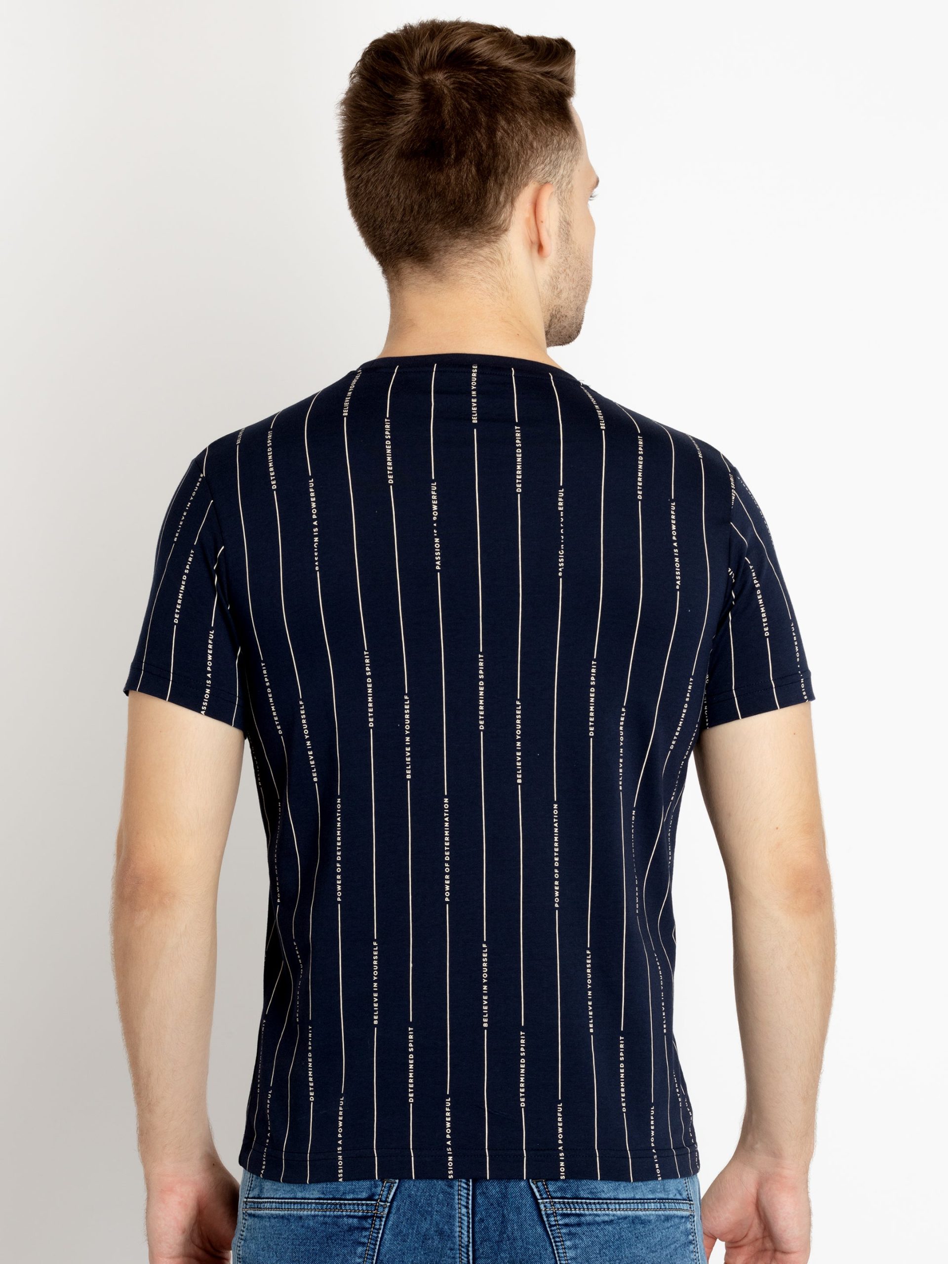 Status Quo Mens Printed Round Neck T-Shirt