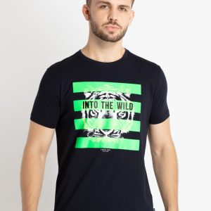 Mens Printed Round Neck T-Shirt