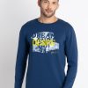 Mens Printed Round Neck T-Shirt