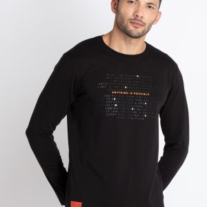 Status Quo Men'S Printed Round Neck T-Shirt