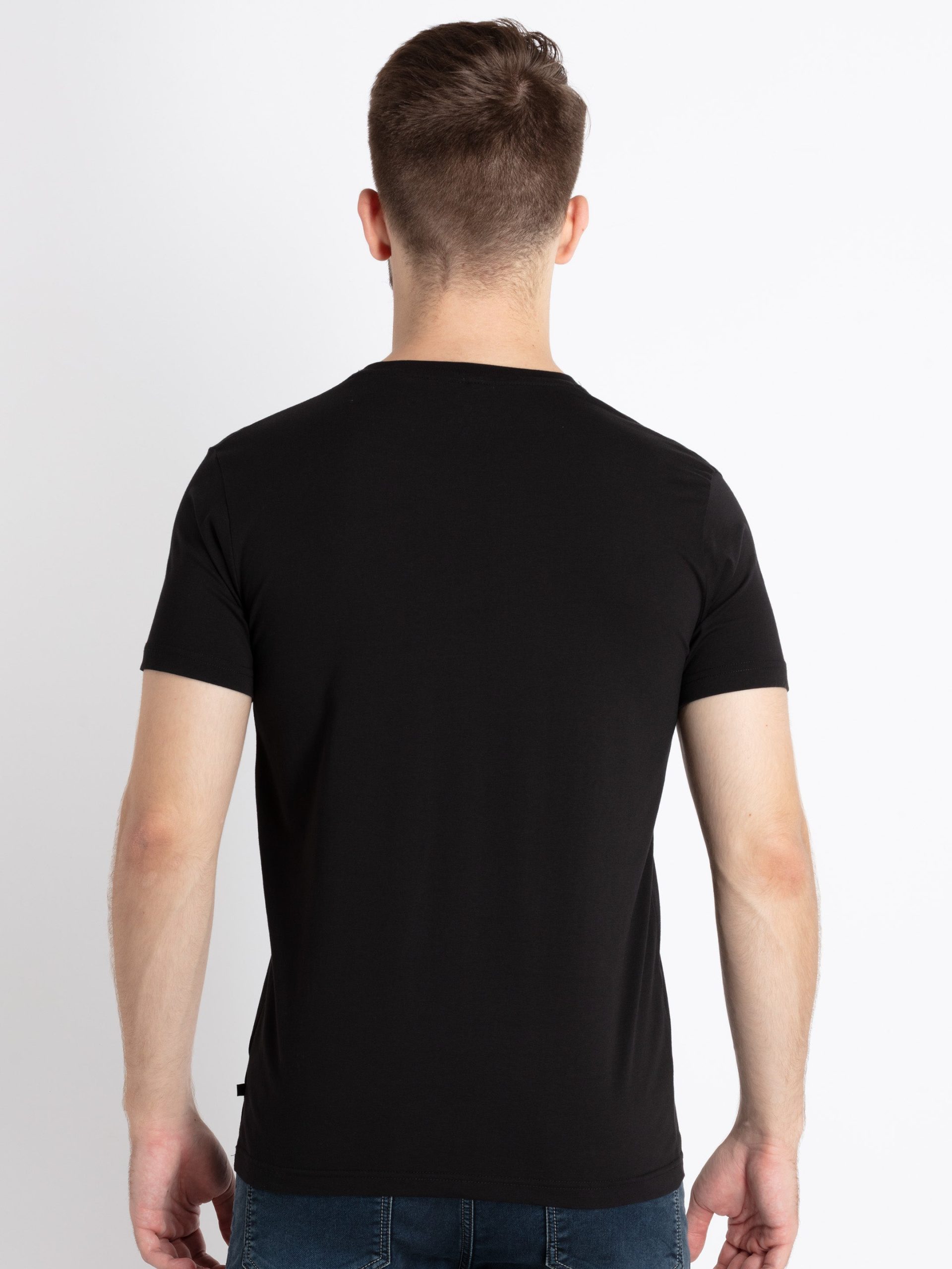 Mens Printed Round Neck T-Shirt