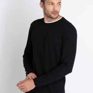 Mens Solid Round Neck T-Shirt