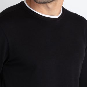 Mens Solid Round Neck T-Shirt