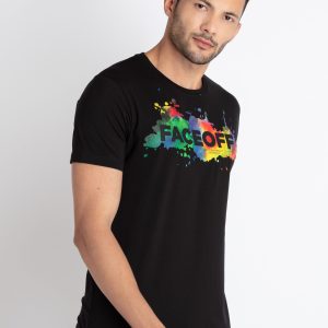 Mens Printed Round Neck T-Shirt
