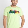 Mens Printed Round Neck T-Shirt