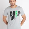 Mens Printed Round Neck T-Shirt
