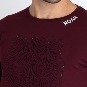Mens Solid Round Neck T-Shirt