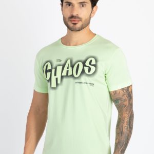 Mens Printed Round Neck T-Shirt