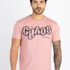 Mens Printed Round Neck T-Shirt
