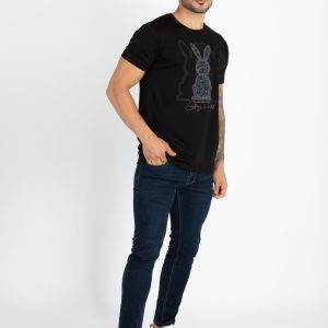 Mens Printed Round Neck T-Shirt