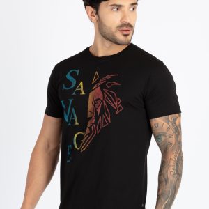 Mens Printed Round Neck T-Shirt