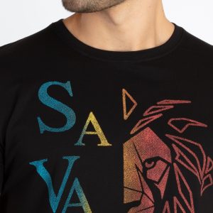 Mens Printed Round Neck T-Shirt