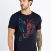 Mens Printed Round Neck T-Shirt