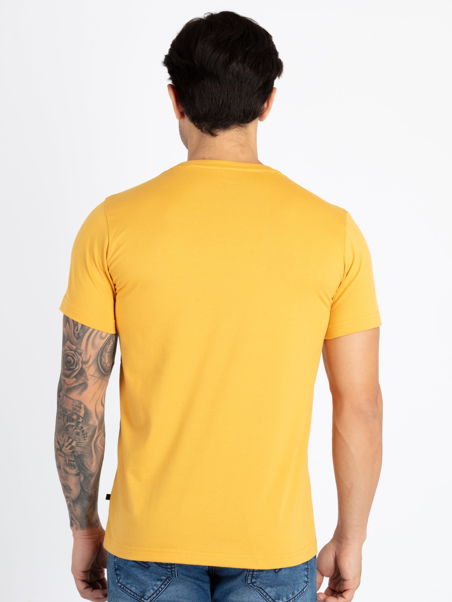 Mens Printed Round Neck T-Shirt