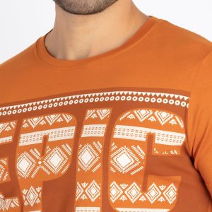 Mens Printed Round Neck T-Shirt