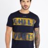Status Quo Mens Printed Round Neck T-Shirt