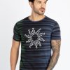 Mens All Over Printed Round Neck T-Shirt