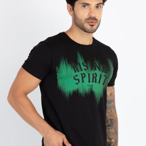 Mens Printed Round Neck T-Shirt