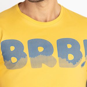 Mens Printed Round Neck T-Shirt