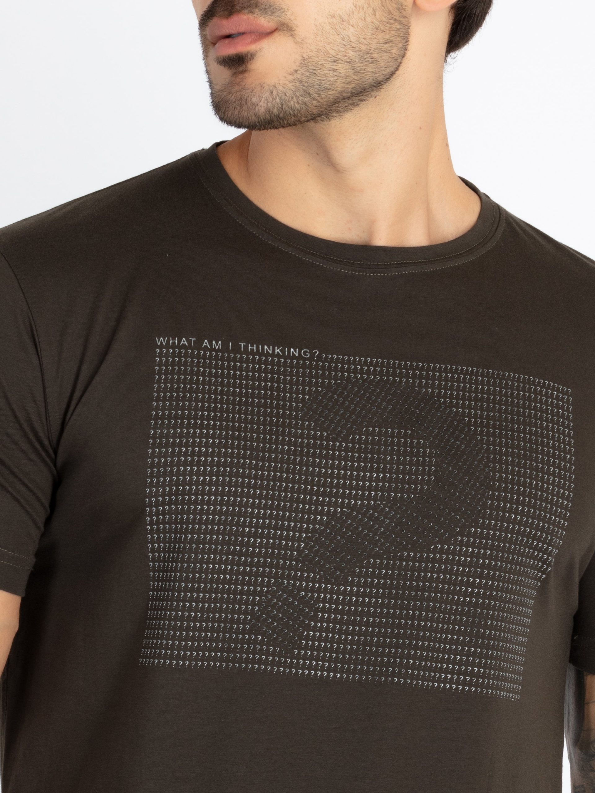 Mens Printed Round Neck T-Shirts