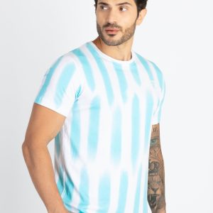 Mens All Over Printed Round Neck T-Shirt