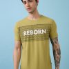 Mens Printed Round Neck T-Shirt