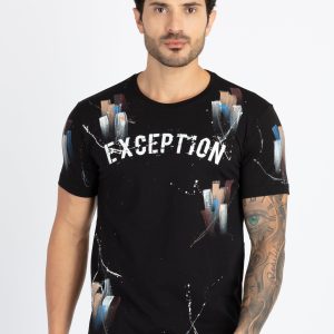 Mens All Over Printed Round Neck T-Shirt