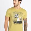 Mens Printed Round Neck T-Shirt