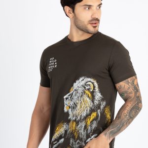 Status Quo Mens Printed Round Neck T-Shirt