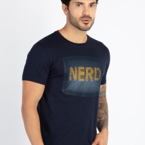 Mens Printed Round Neck T-Shirt