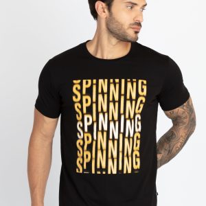 Mens Printed Round Neck T-Shirt