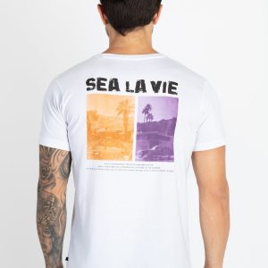 Mens Front & Back Printed T-Shirt