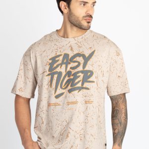 Status Quo Mens All Over Printed Oversized T-Shirt