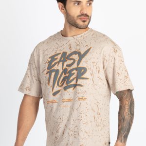 Status Quo Mens All Over Printed Oversized T-Shirt