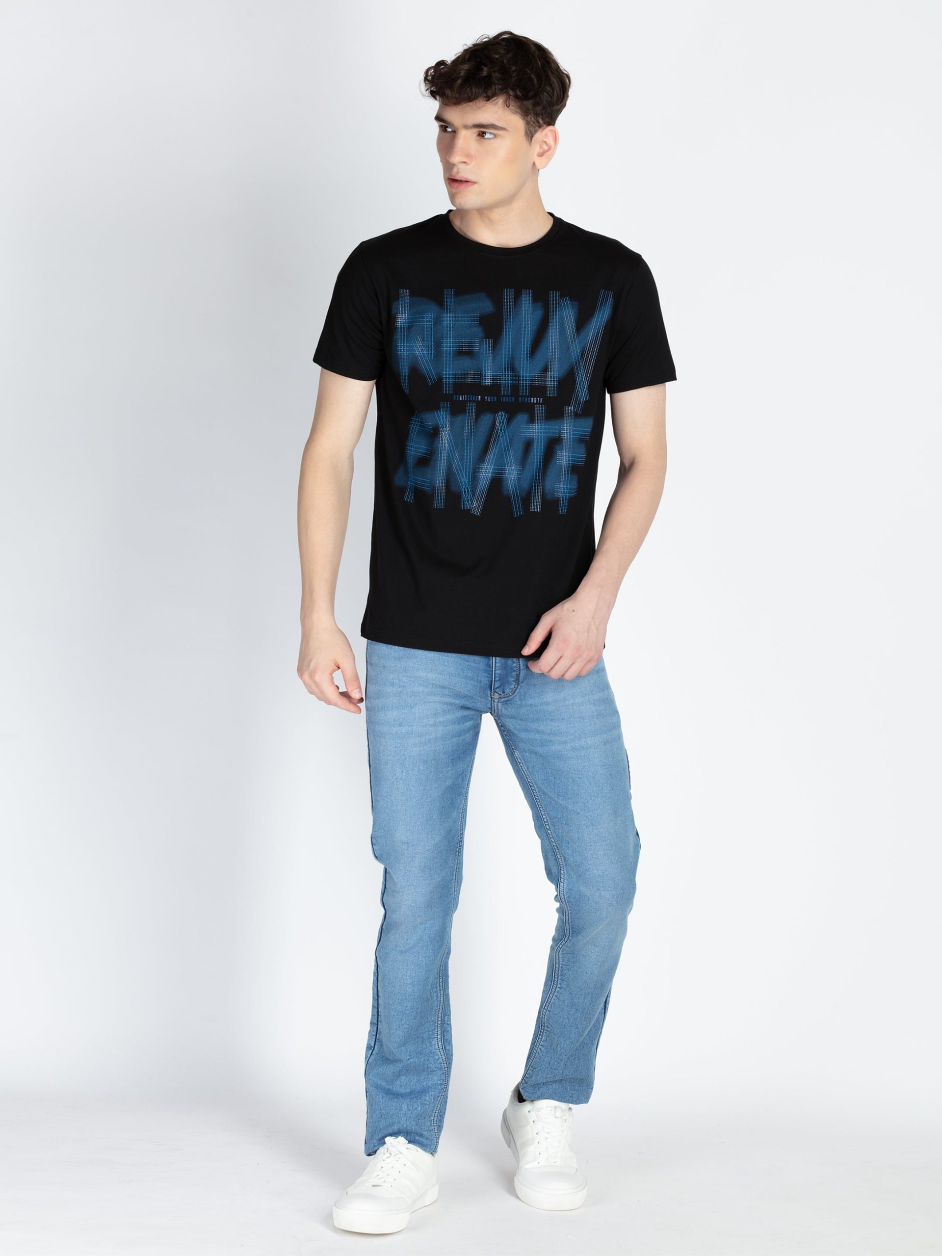 Status Quo Mens Printed Round Neck T-Shirt