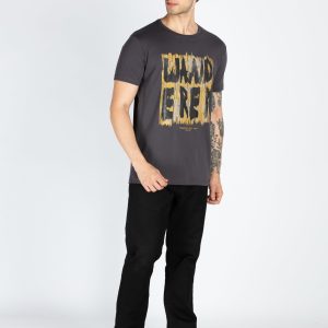 Mens Printed Round Neck T-Shirt