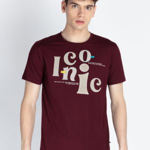 Mens Printed Round Neck T-Shirt