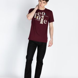 Mens Printed Round Neck T-Shirt