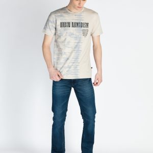 Mens All Over Printed Round Neck T-Shirt