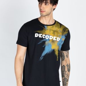 Mens Printed Round Neck T-Shirt