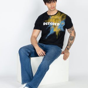 Mens Printed Round Neck T-Shirt